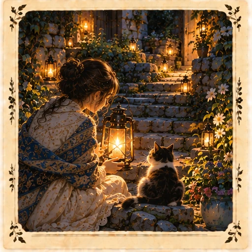 灯りのイラスト