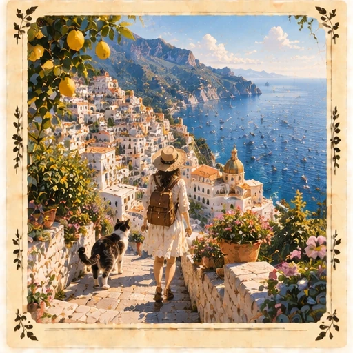 旅のイラスト